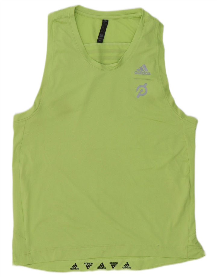 Adidas Herren Aeroready Graphic Weste Top Mittelgrün