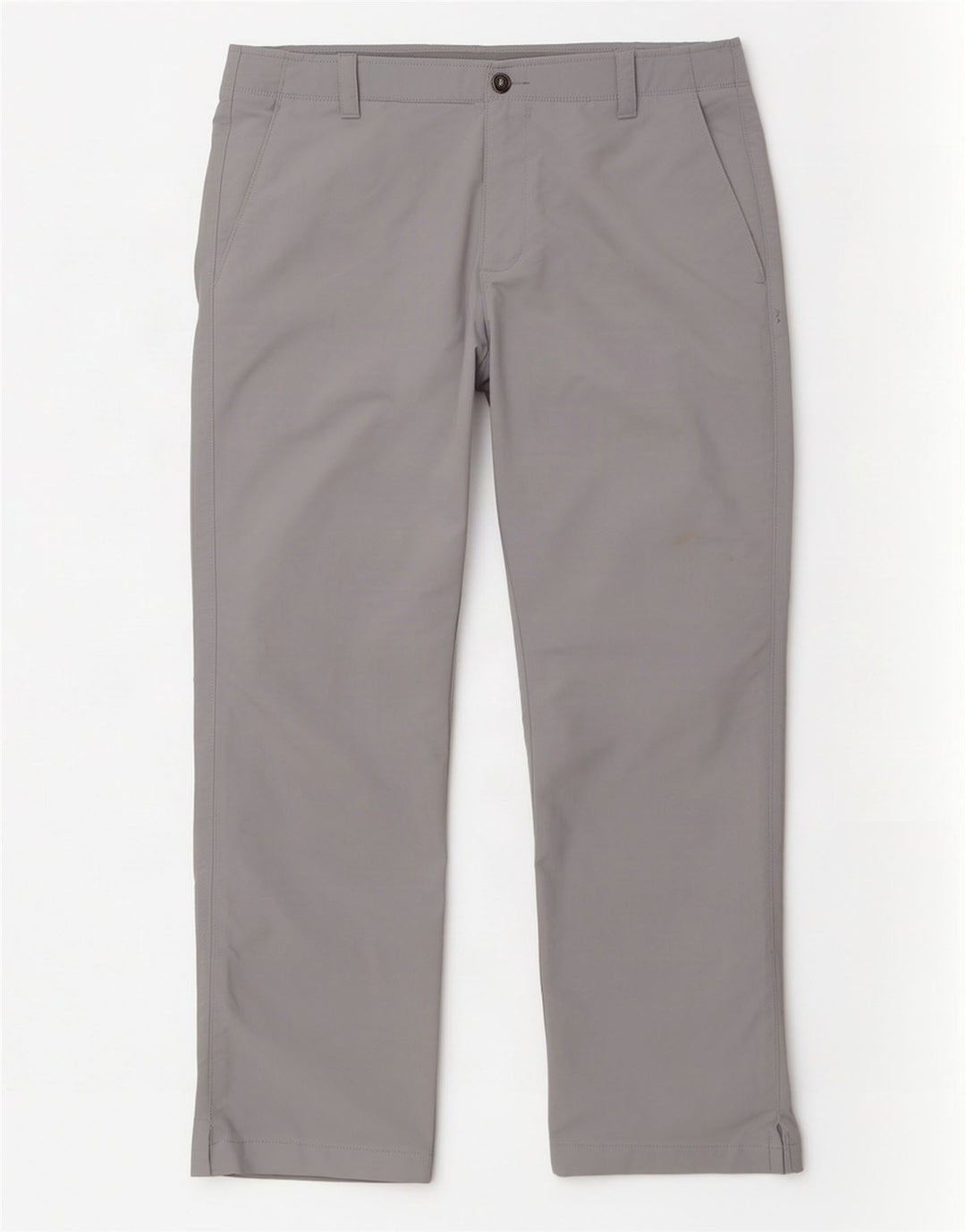 Under Armour Herren gerade Chinohose W38 L30 graues Nylon
