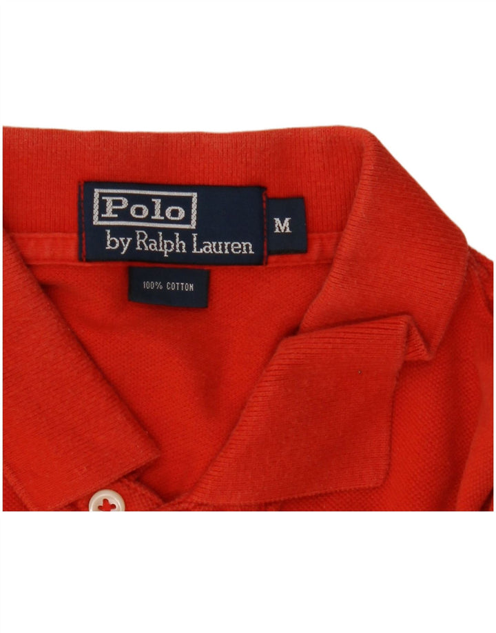 Polo Ralph Lauren Herren-Poloshirt aus mittelroter Baumwolle