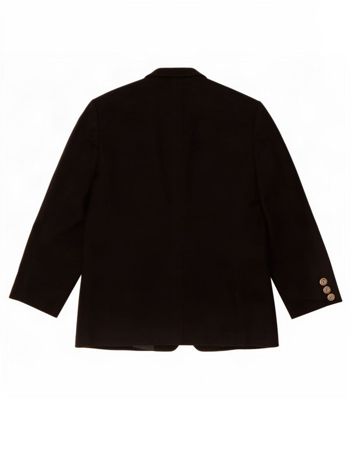 Burberrys Damen 3-Knopf-Blazerjacke UK 14 Mittelschwarz