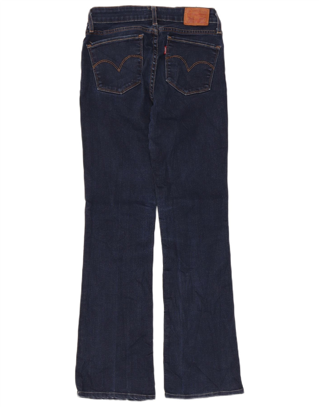 Levi's Damen 715 Bootcut Jeans W26 L28 Marineblau Baumwolle