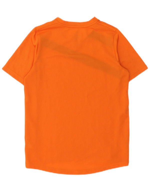 Puma Jungen T-Shirt Top 11-12 Jahre Orange gestreift Sport