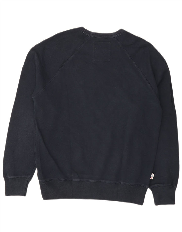 Franklin Marshall Herren-Sweatshirt, mittelgroß, Marineblau