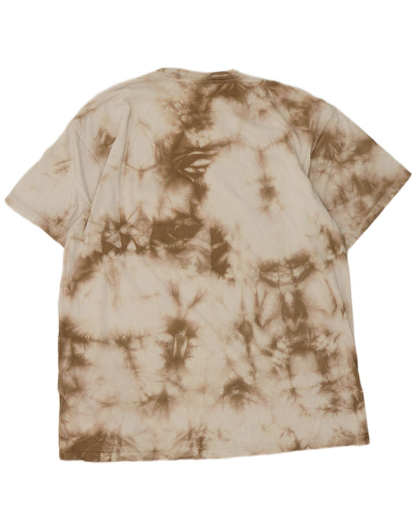 Carhartt Herren T-Shirt Top XL Beige Tie Dye Baumwolle