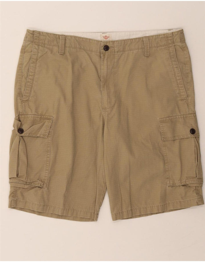 DOCKERS Mens Cargo Trousers W36 Large  Khaki Cotton Vintage Dockers and Second-Hand Dockers from Messina Hembry 