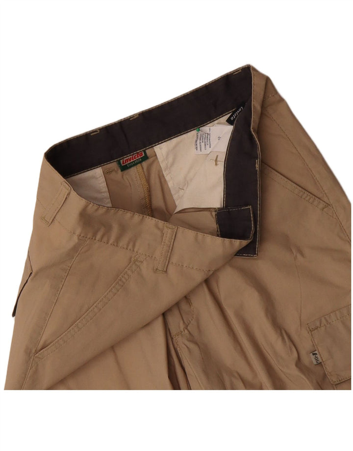 Invicta Herren Cargoshorts IT 44 XS W28 Khaki Baumwolle