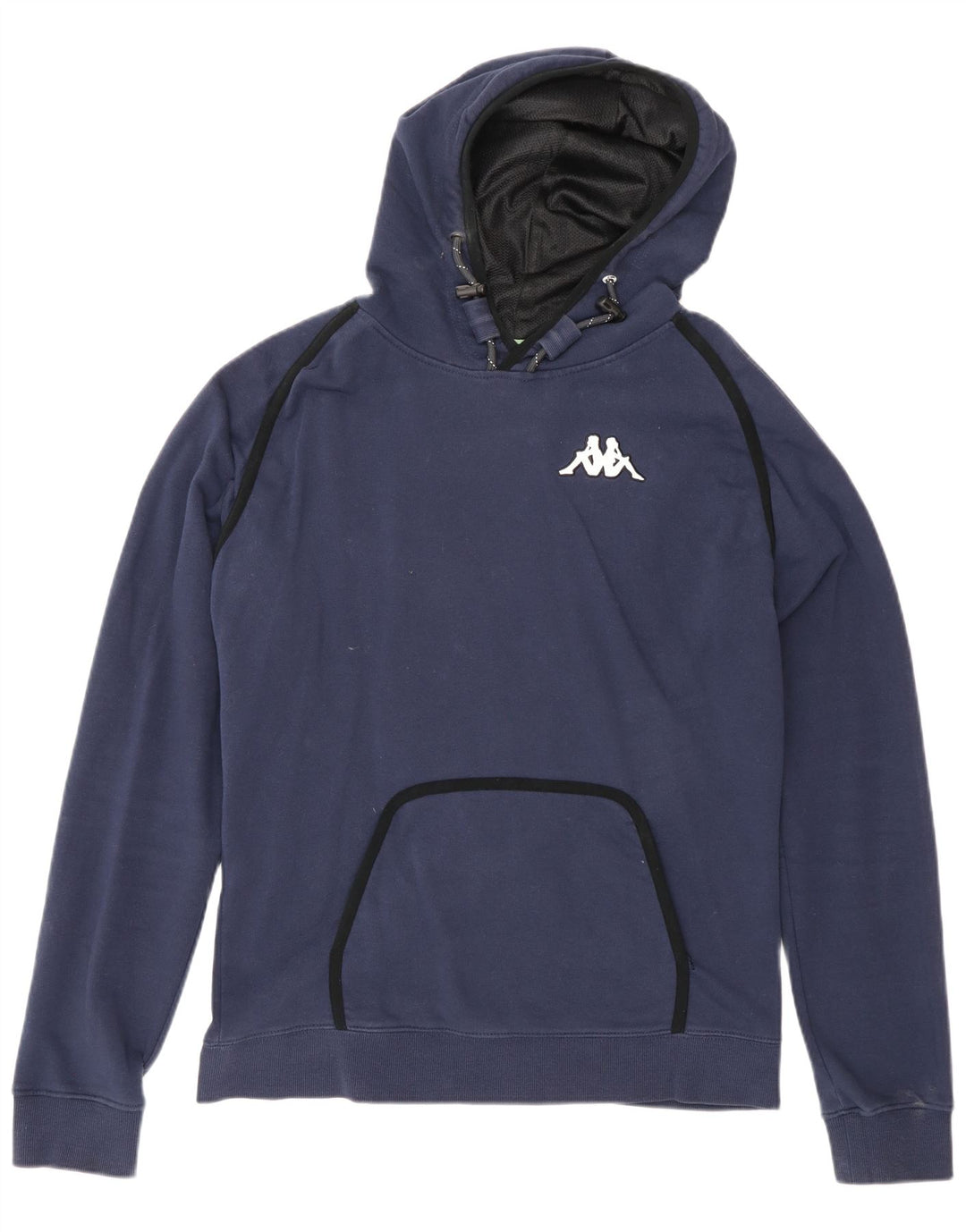 Kappa Herren-Kapuzenpullover, groß, marineblau, Baumwolle