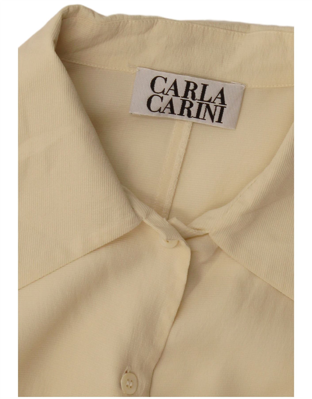 CARLA CARINI Damen Hemdbluse UK 14 Medium Beige