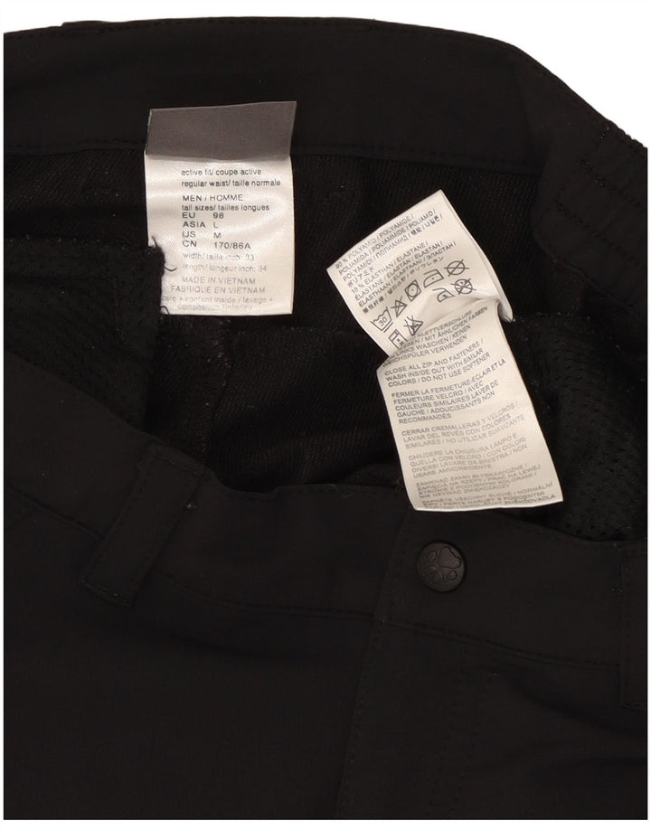 Jack Wolfskin Damen Straight Cargo Hose Medium W30 L33 Schwarz Polyester