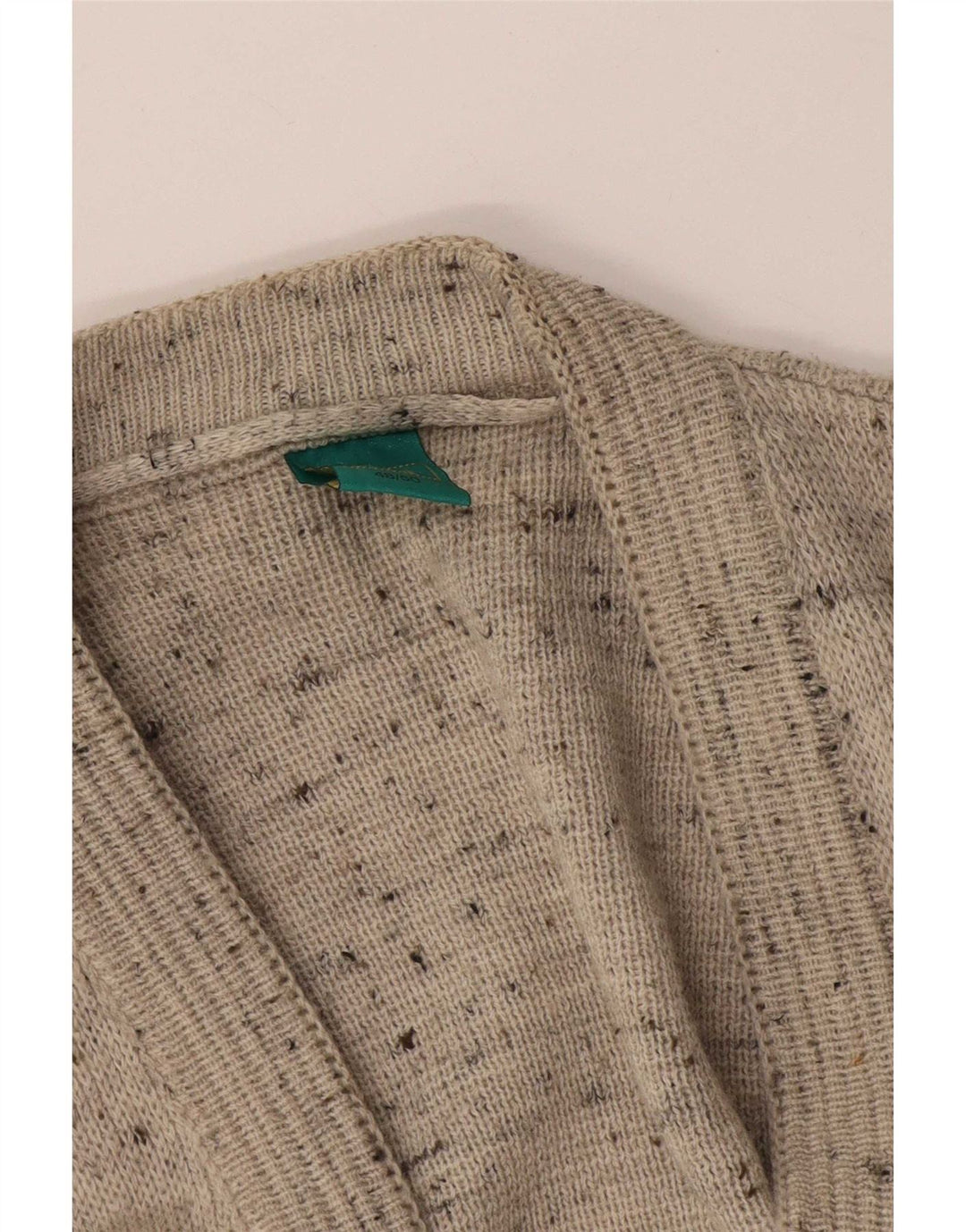 Canda Herren-Cardigan-Pullover IT 48/50 Mittelgraues geometrisches Acryl