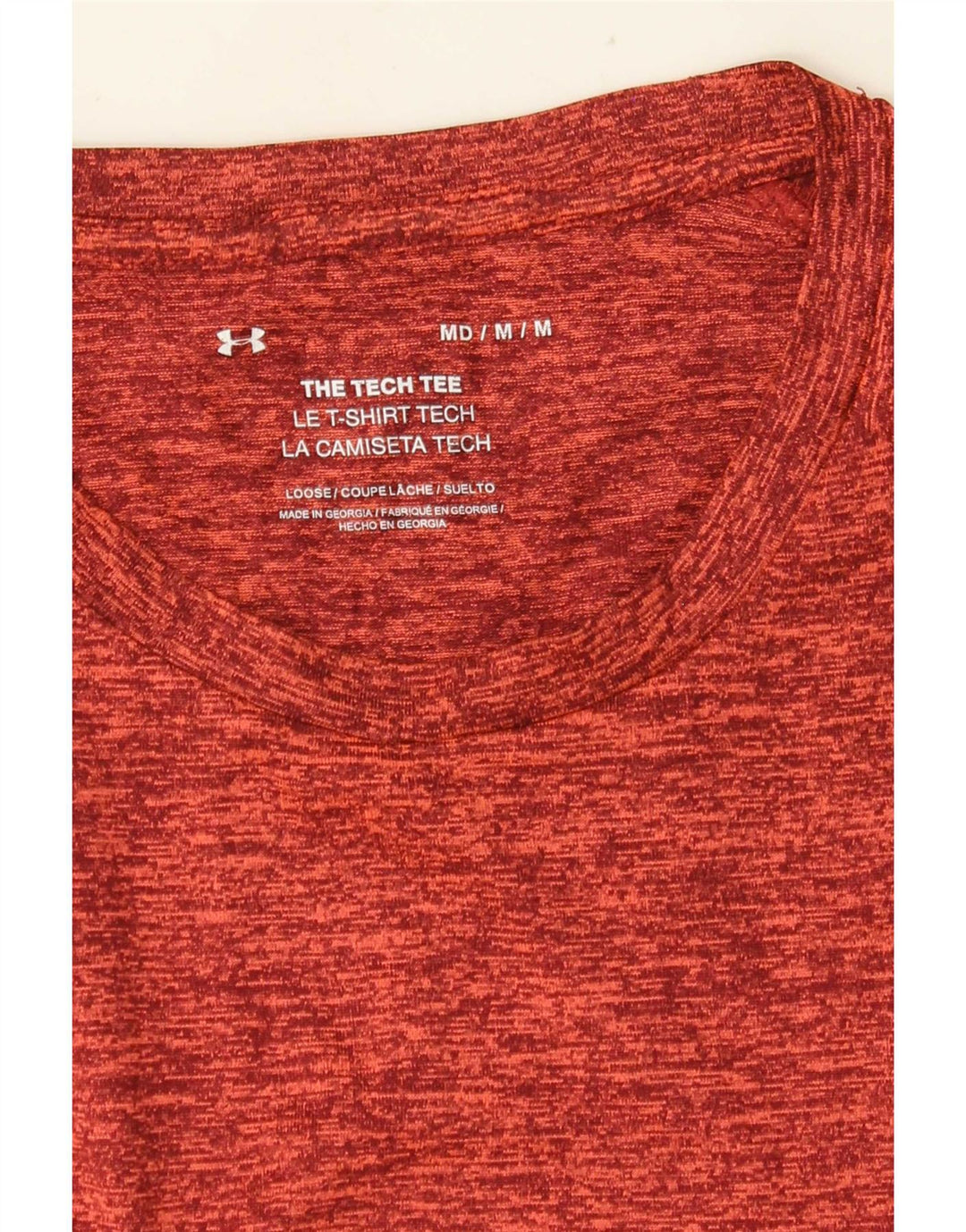 Under Armour Herren T-Shirt Top Medium Rot meliert