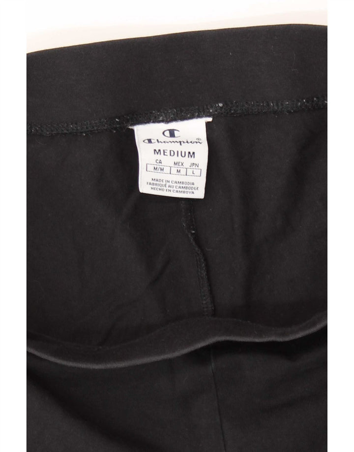 Champion Damen Graphic Leggings UK 12 Medium Schwarz