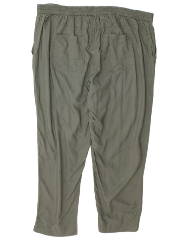 Marks & Spencer Damen Autograph Tapered Hose UK 18 XL W36 L27 Grün