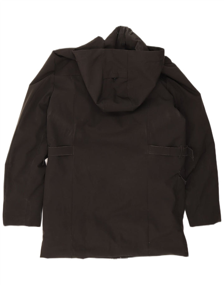 Canadiens Herren-Mantel mit Kapuze, gepolstert, IT 46, Größe S, Schwarz, Polyester