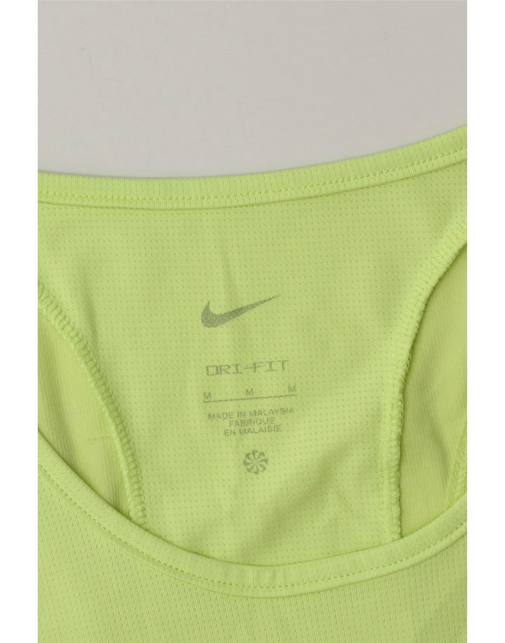 Nike Damen Dri Fit Crop Vest Top UK 12 Mittelgrün