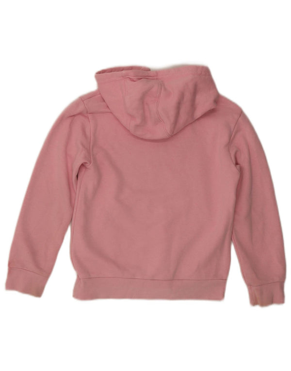 ADIDAS Mädchen-Kapuzenpullover mit Grafik, 7–8 Jahre, rosa Baumwolle