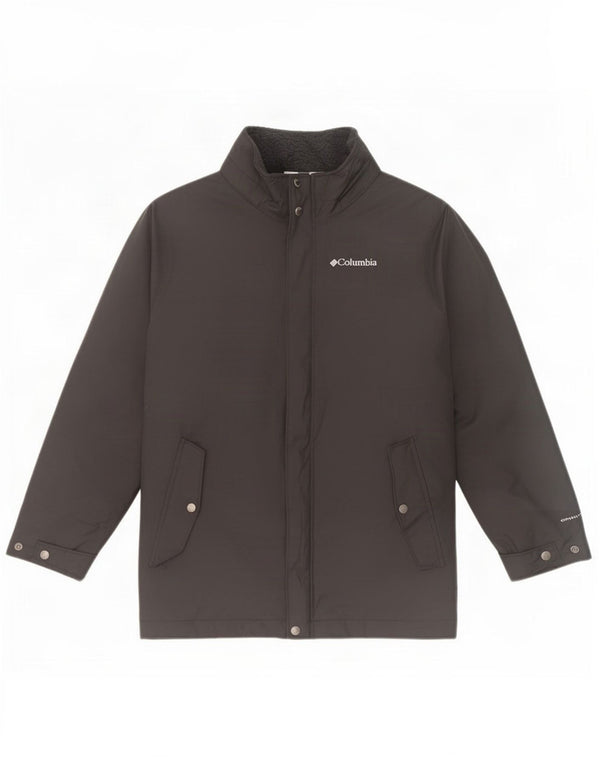 Columbia Windjacke für Jungen, 10–11 Jahre, mittelgroßes schwarzes Polyester