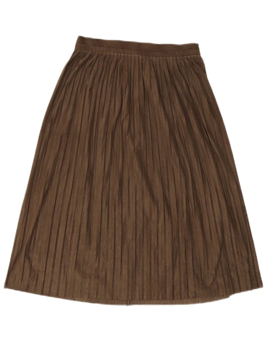 Zara Damen A-Linien-Rock Small W26 Khaki Polyester