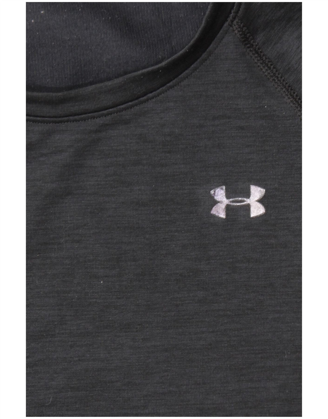 UNDER ARMOUR Damen Top Langarm UK 12 Medium Schwarz
