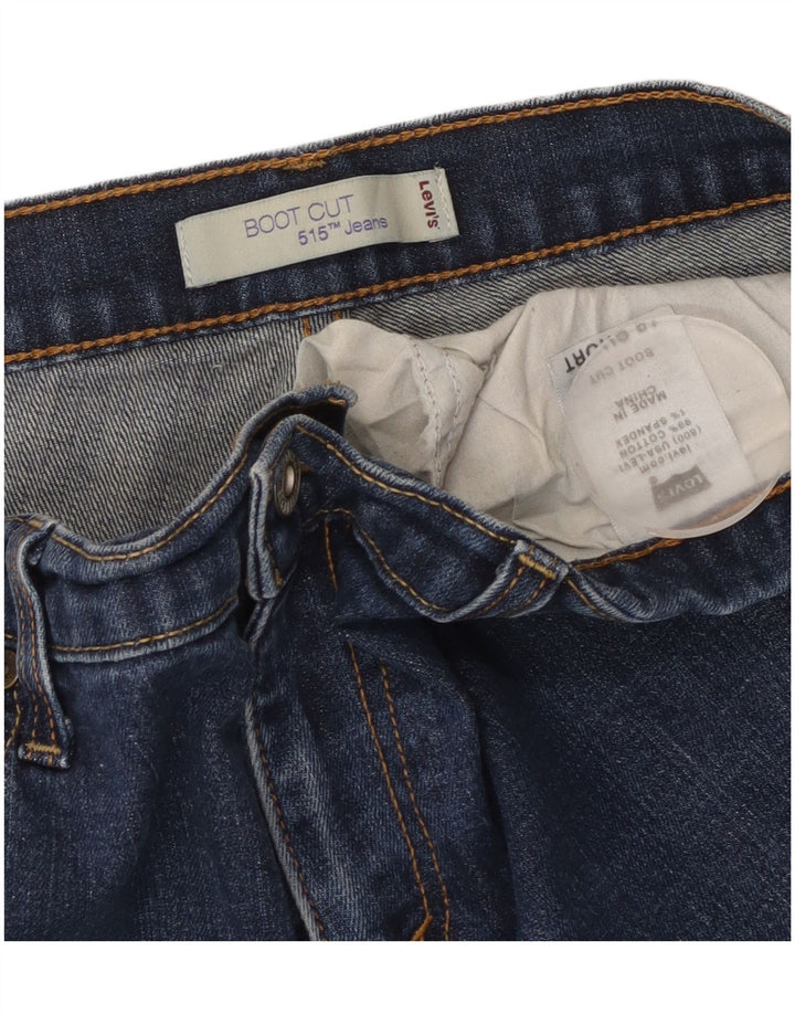 LEVI'S Damen 515 Jeansshorts US 12 Large W34 Blaue Baumwolle
