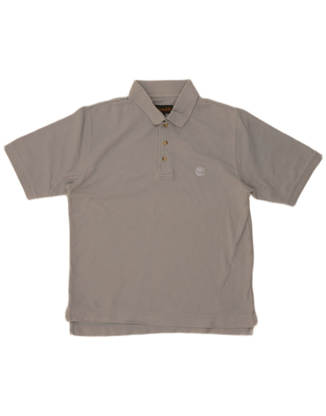 Timberland Herren-Poloshirt aus mittelgrauer Baumwolle