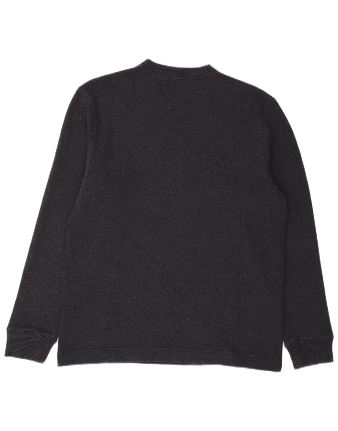 Eddie Bauer Herren-Pullover mit V-Ausschnitt, Größe S, marineblaue Baumwolle