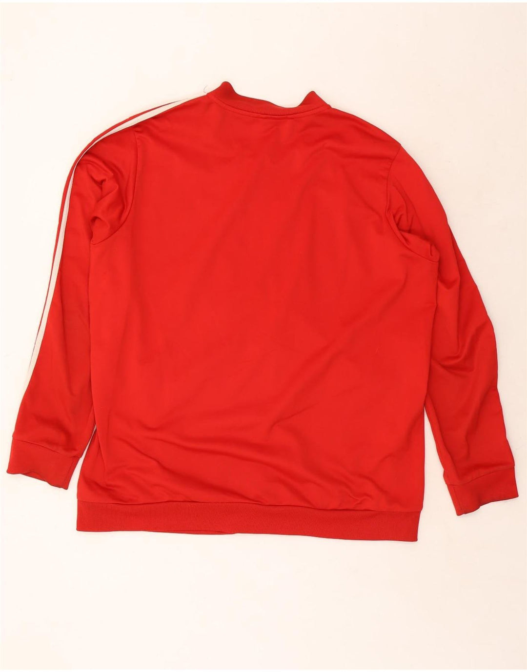 ADIDAS Herren Trainingsanzug Top Jacke 2XL Rot Polyester