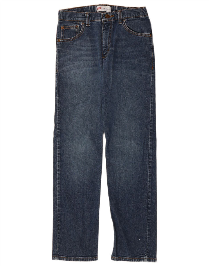Wrangler Jungen Straight Jeans 13–14 Jahre W26 L27 Blaue Baumwolle