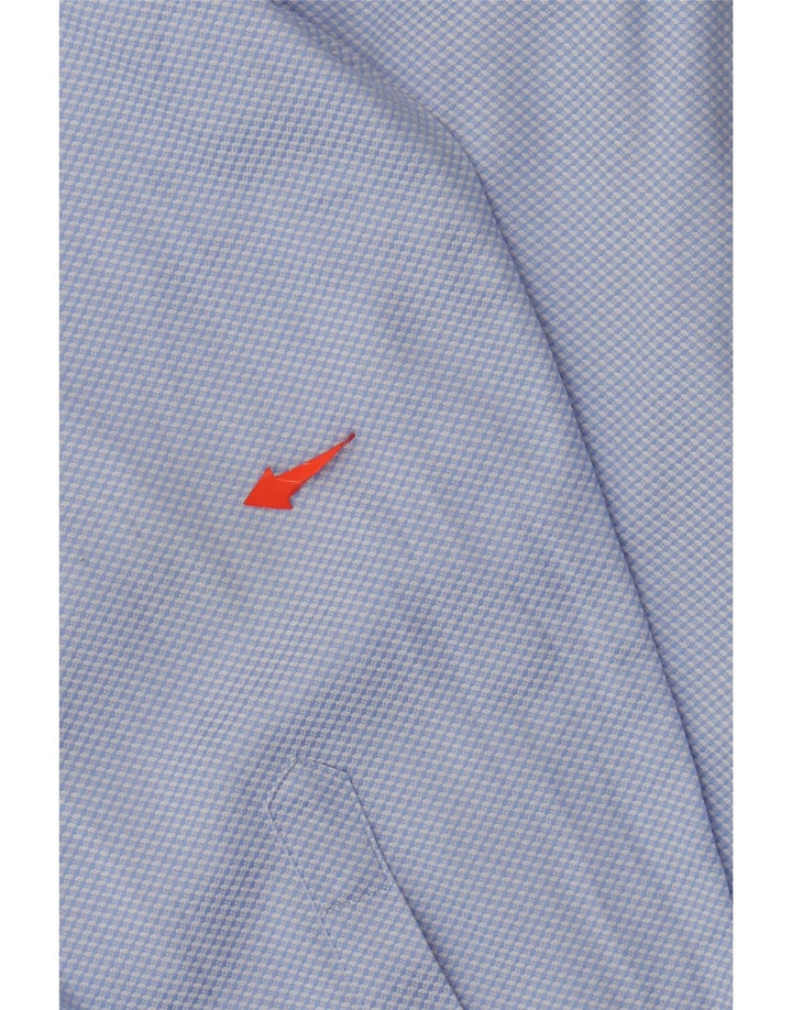 Boggi Herren Milano Slim Fit Hemd Größe 41 16 Große blaue Baumwolle