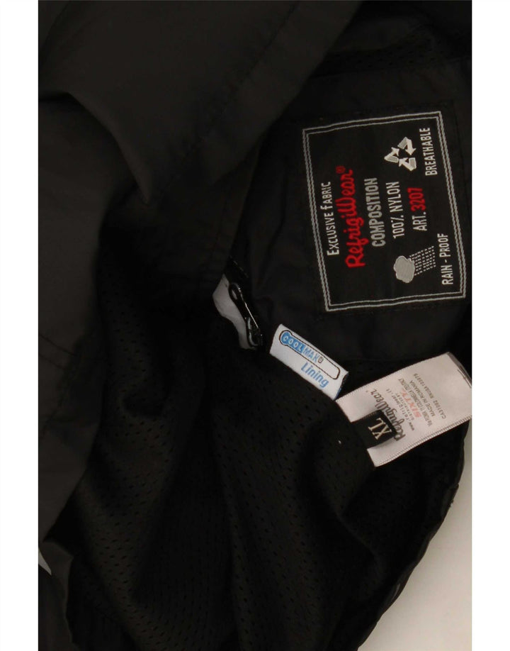 Refrigiwear Regenjacke für Mädchen, 13–14 Jahre, XL, Schwarz, Polyamid, Biker