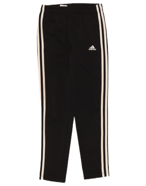 Adidas Trainingshose für Jungen, 9–10 Jahre, schwarzes Polyester