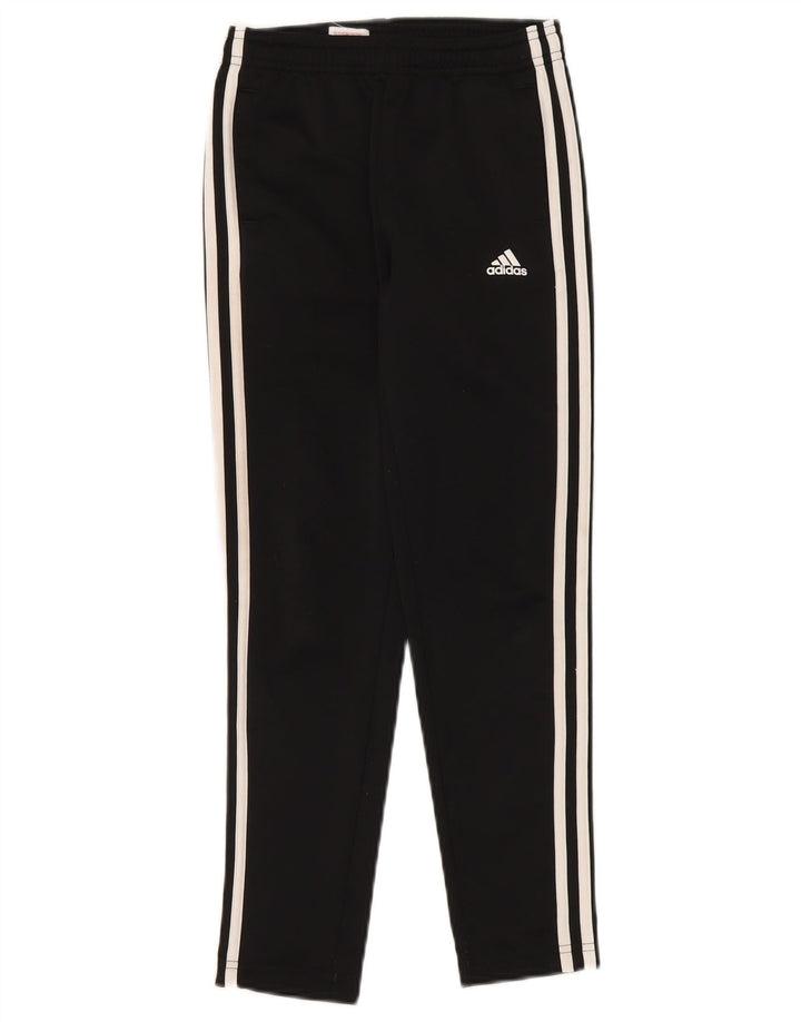 Adidas Trainingshose für Jungen, 9–10 Jahre, schwarzes Polyester