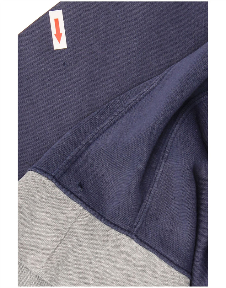Nike Herren-Kapuzenpullover mit Grafik, mittelblaue Baumwolle