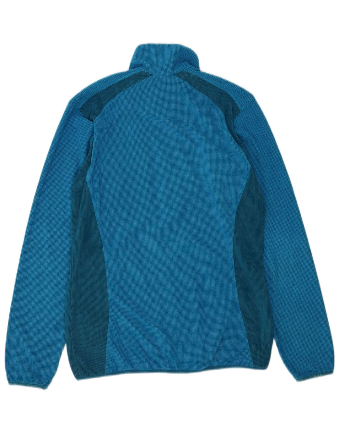 SALEWA Herren-Fleecepullover mit Reißverschluss, EU 52, XL, blaues Colourblock-Polyester