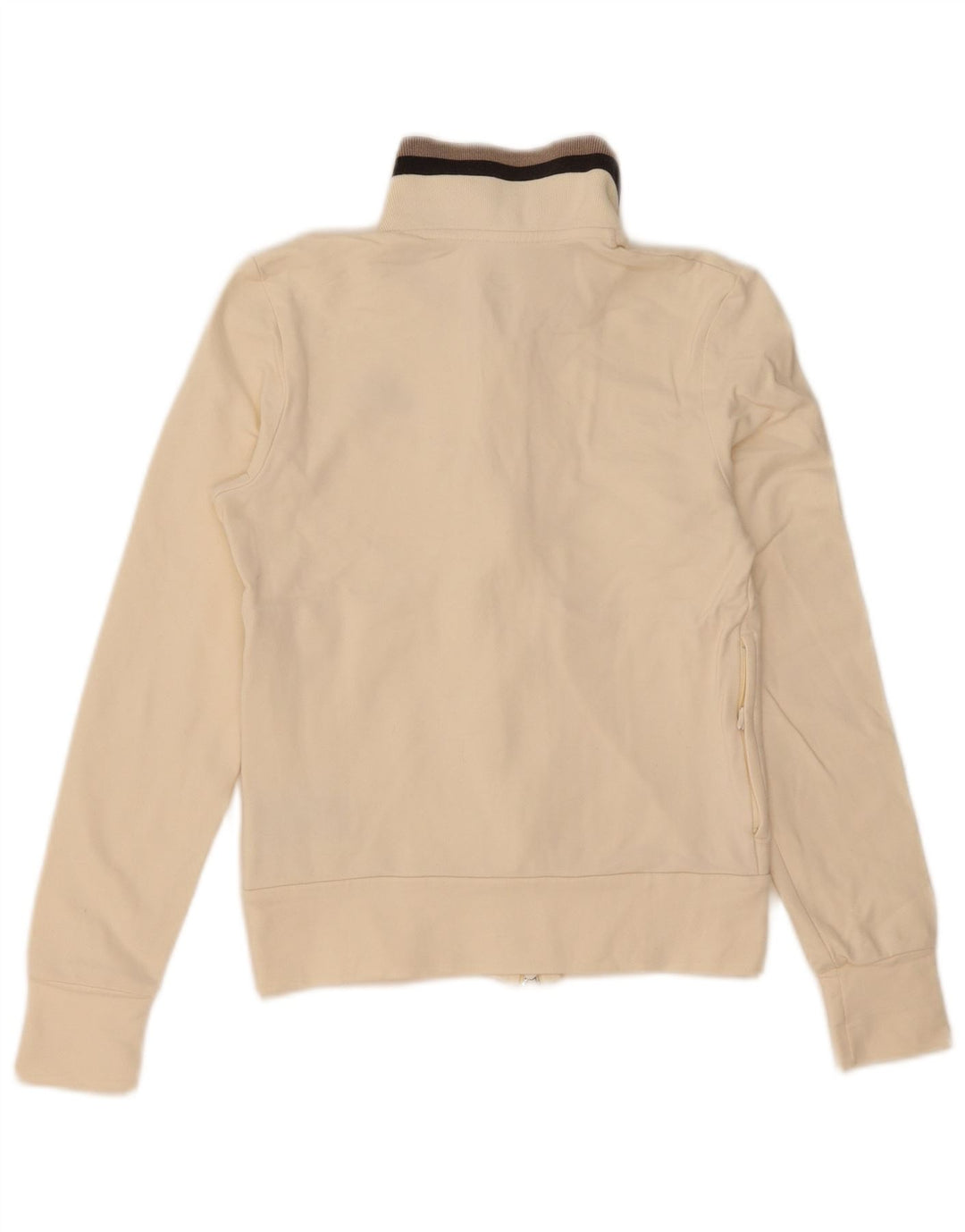 Nike Damen-Trainingsanzugoberteil, UK-Größe 8/10, Größe S, weiße Baumwolle