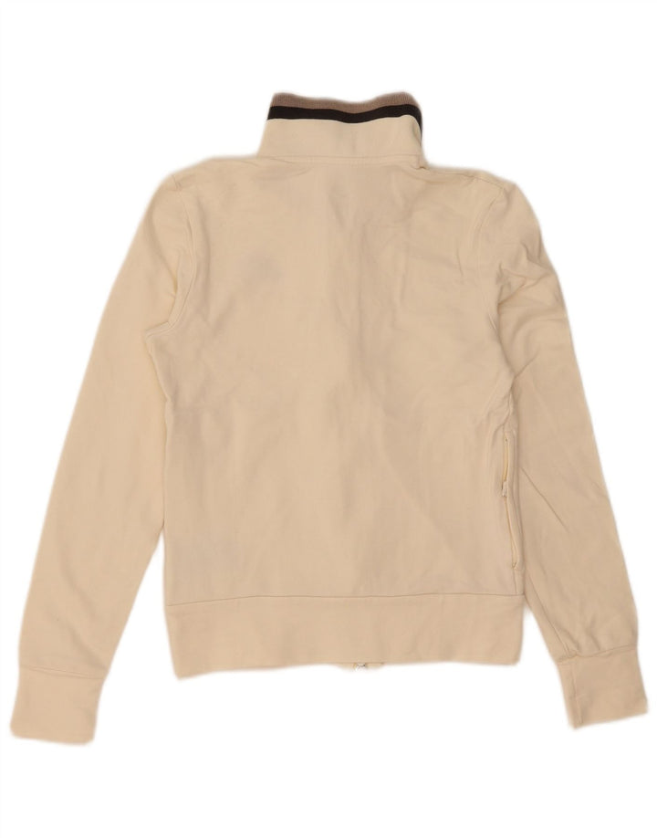 Nike Damen-Trainingsanzugoberteil, UK-Größe 8/10, Größe S, weiße Baumwolle