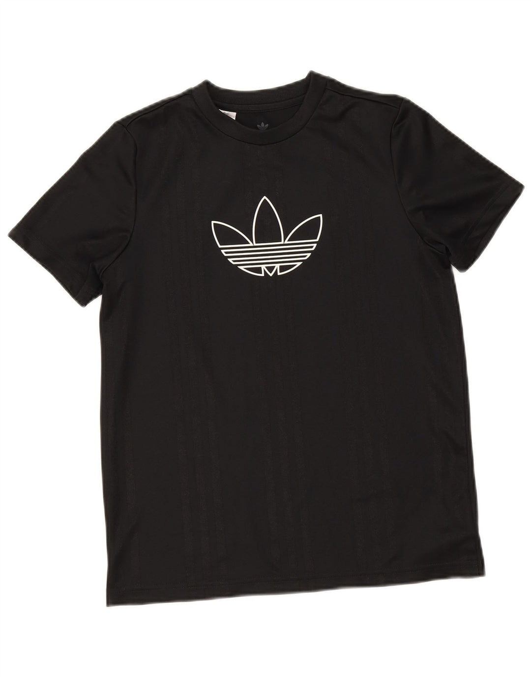 Adidas T-Shirt mit Grafik für Jungen, 12–13 Jahre, schwarzes Polyester