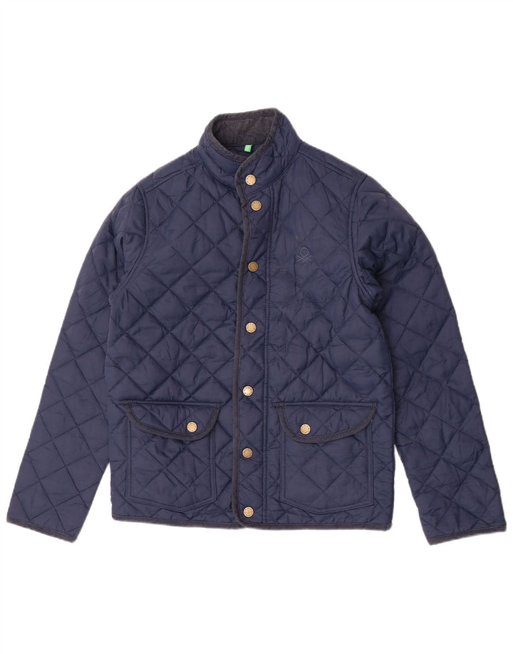 Benetton Steppjacke für Jungen, 11–12 Jahre, 2XL, Marineblau, Polyamid