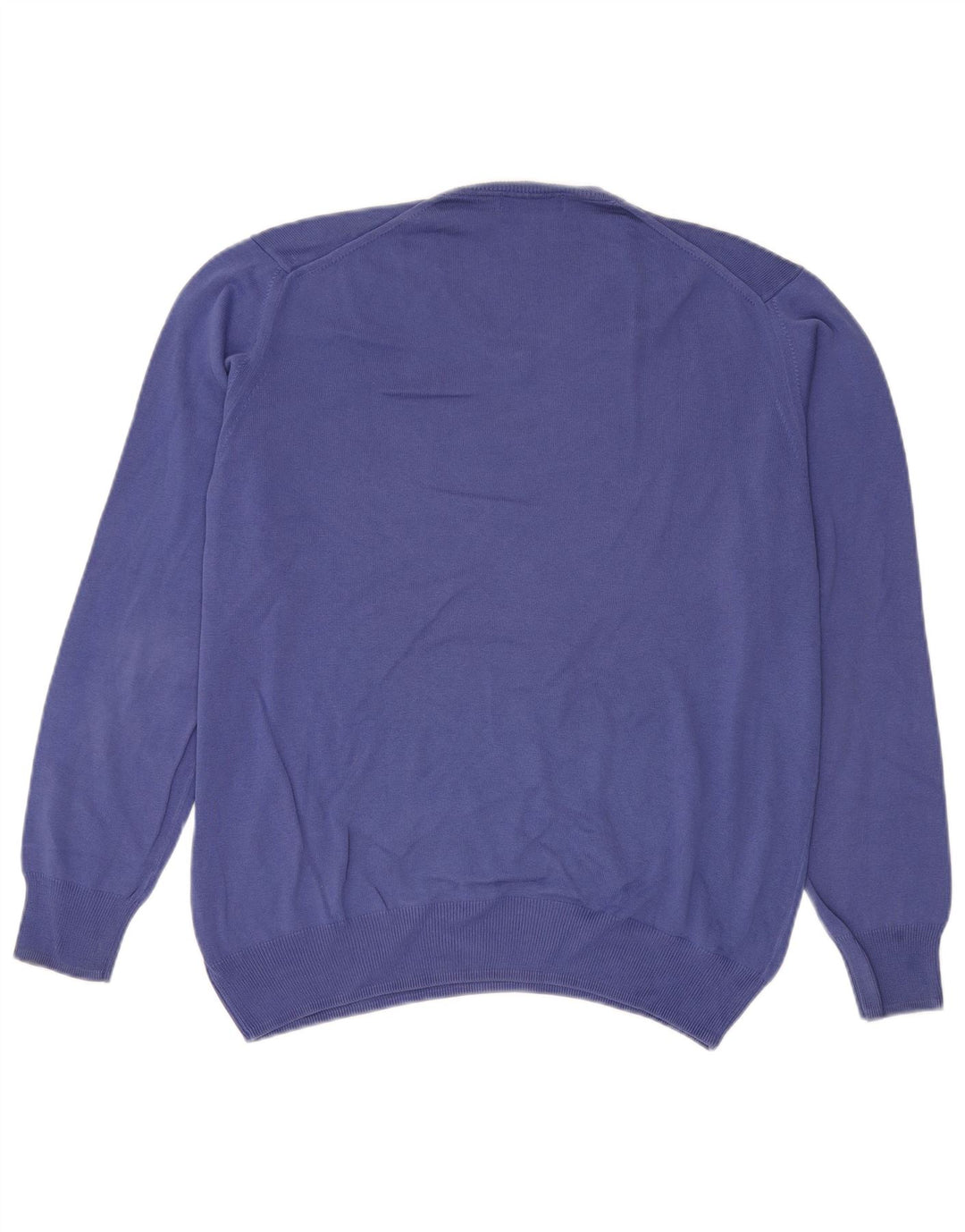 Zara Herren-Pullover mit V-Ausschnitt, XL, Blau