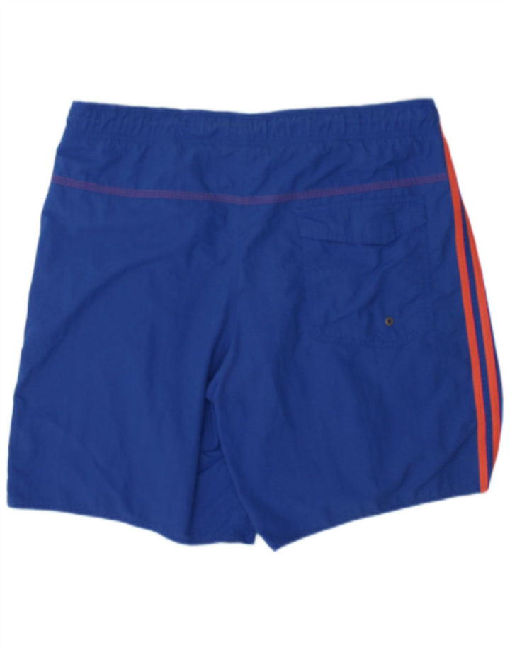 Adidas Herren-Badeshorts, groß, blaues Colourblock-Nylon