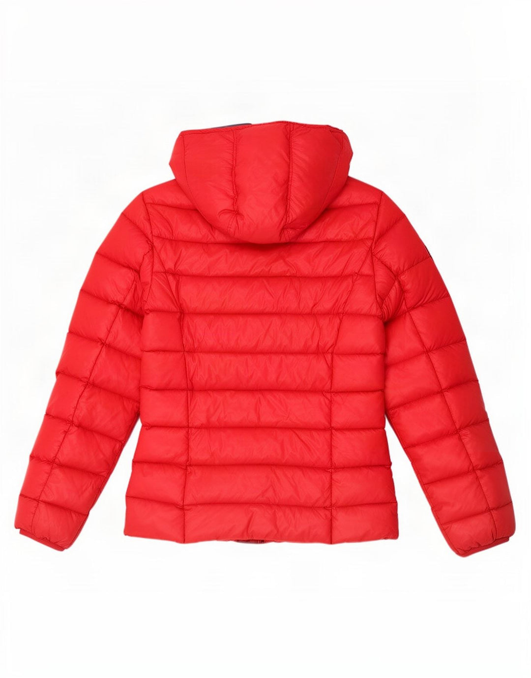 Playlife Wattierte Damenjacke mit Kapuze, UK 10, Größe S, Rot, Polyamid