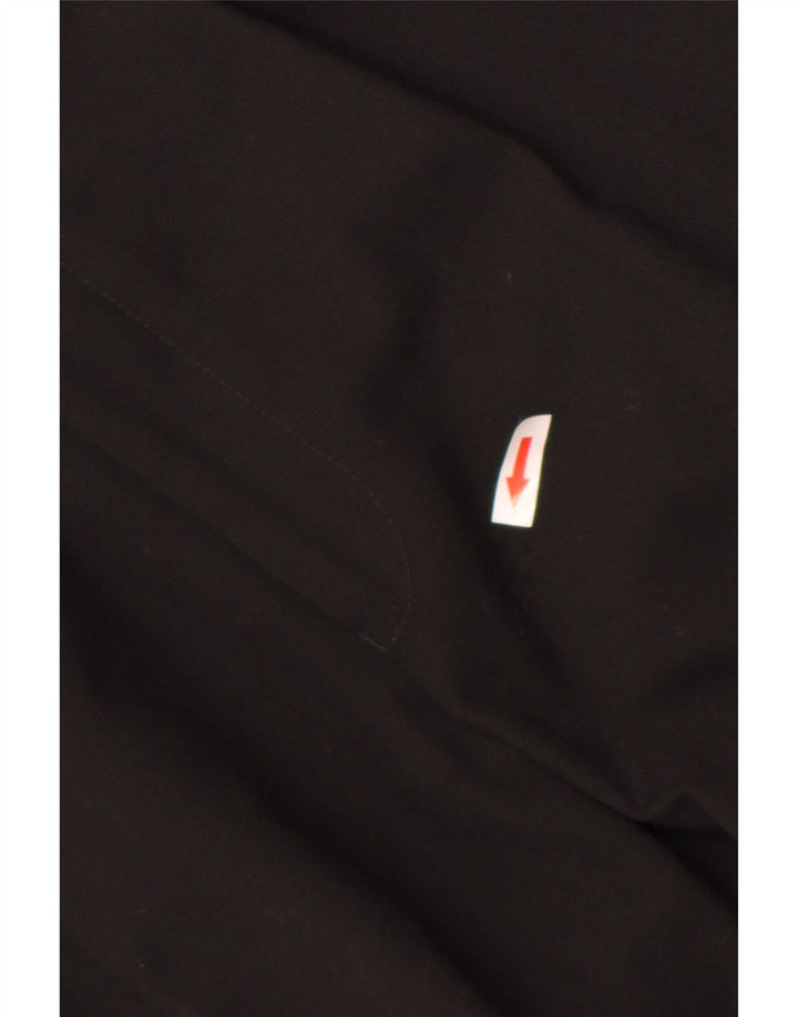 Gerade Herren-Anzughose von Marks & Spencer, W32, L31, schwarzes Polyester