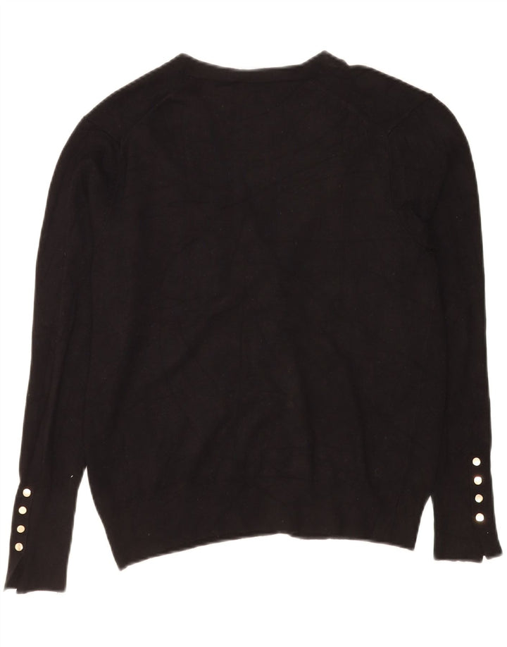 Zara Damen-Cardigan-Pullover UK 14 Large Schwarz