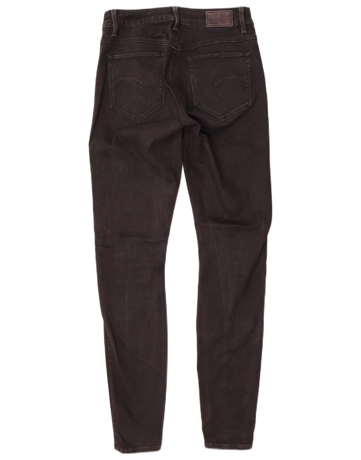 G-Star Damen Skinny Jeans W30 L34 Schwarz Polyester