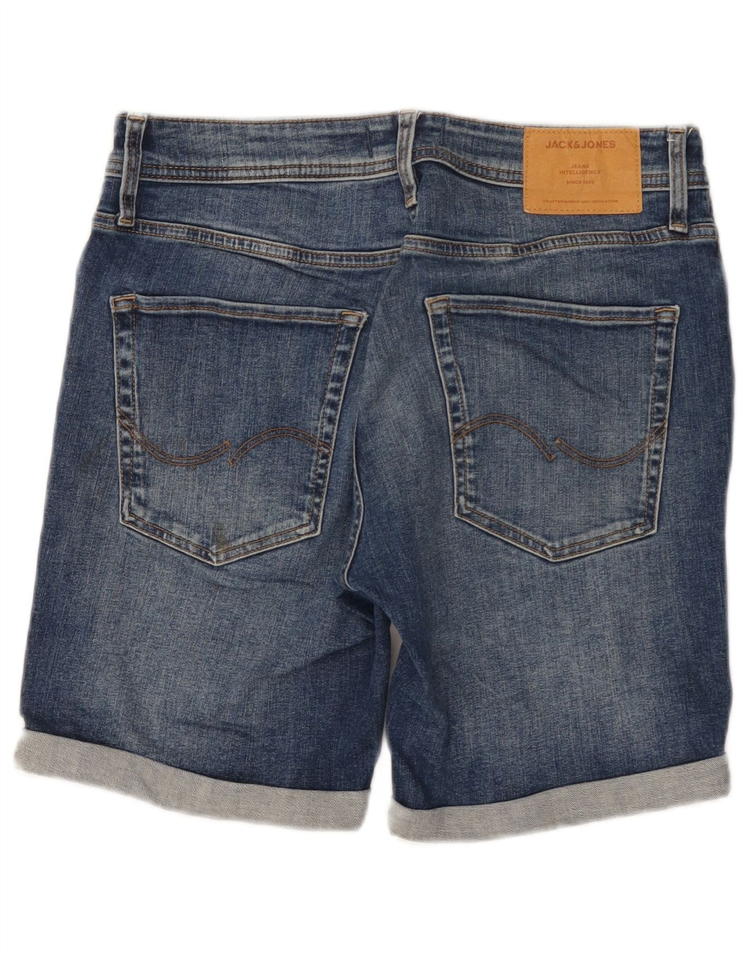 JACK & JONES Herren-Jeansshorts, Größe S, W29, Blau, Baumwolle
