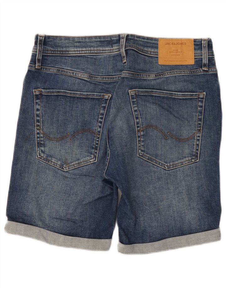 JACK & JONES Herren-Jeansshorts, Größe S, W29, Blau, Baumwolle