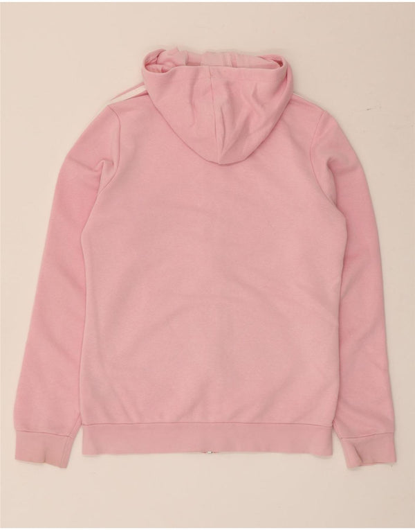 Adidas Mädchen-Kapuzenpullover mit Reißverschluss, 14–15 Jahre, rosa Baumwolle