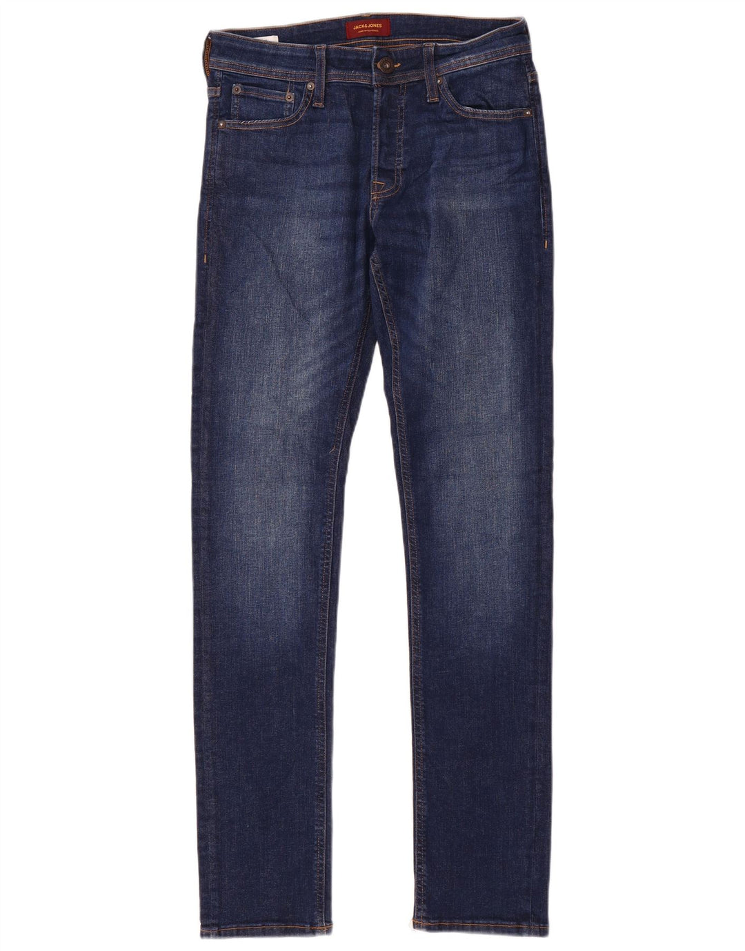 Jack & Jones Herren Slim Jeans W30 L34 Blaue Baumwolle