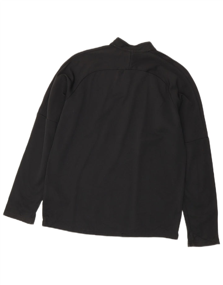 Nike Jungen Dri Fit Pullover-Trainingsanzugoberteil mit Reißverschluss, 13–14 Jahre, XL, Schwarz