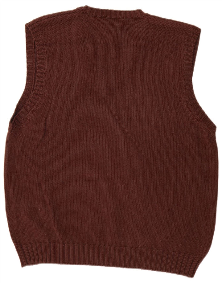 J. Crew Herren-Weste-Tanktop aus mittelbrauner Baumwolle